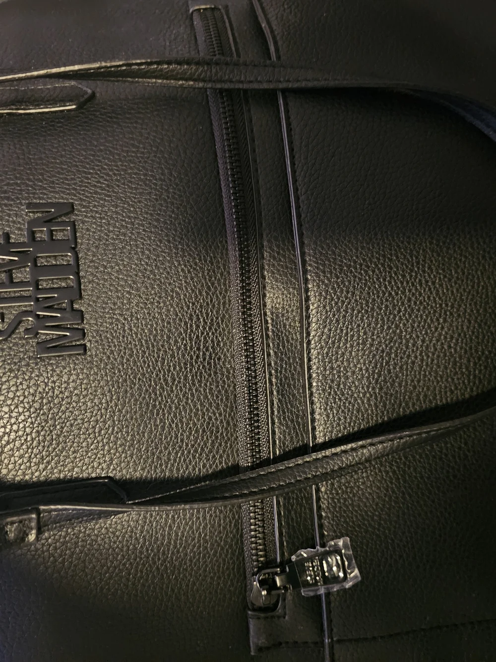 Steve Madden Black Pebble Tote Bag